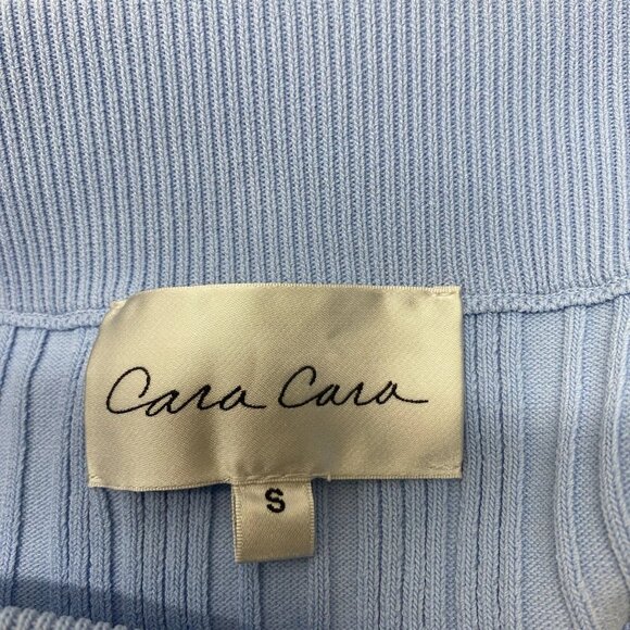 NEW CARA CARA Women's Dara Ribbed Knit Elegance Skirt Sky Blue Size S - Picture 9 of 9